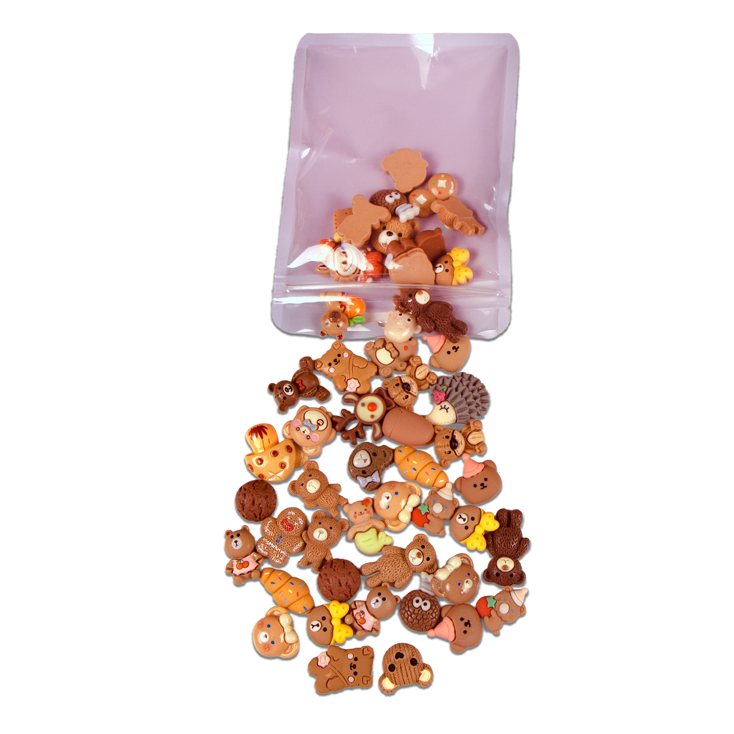 Decoden Charms by Whimsy DIY Studio - Brown