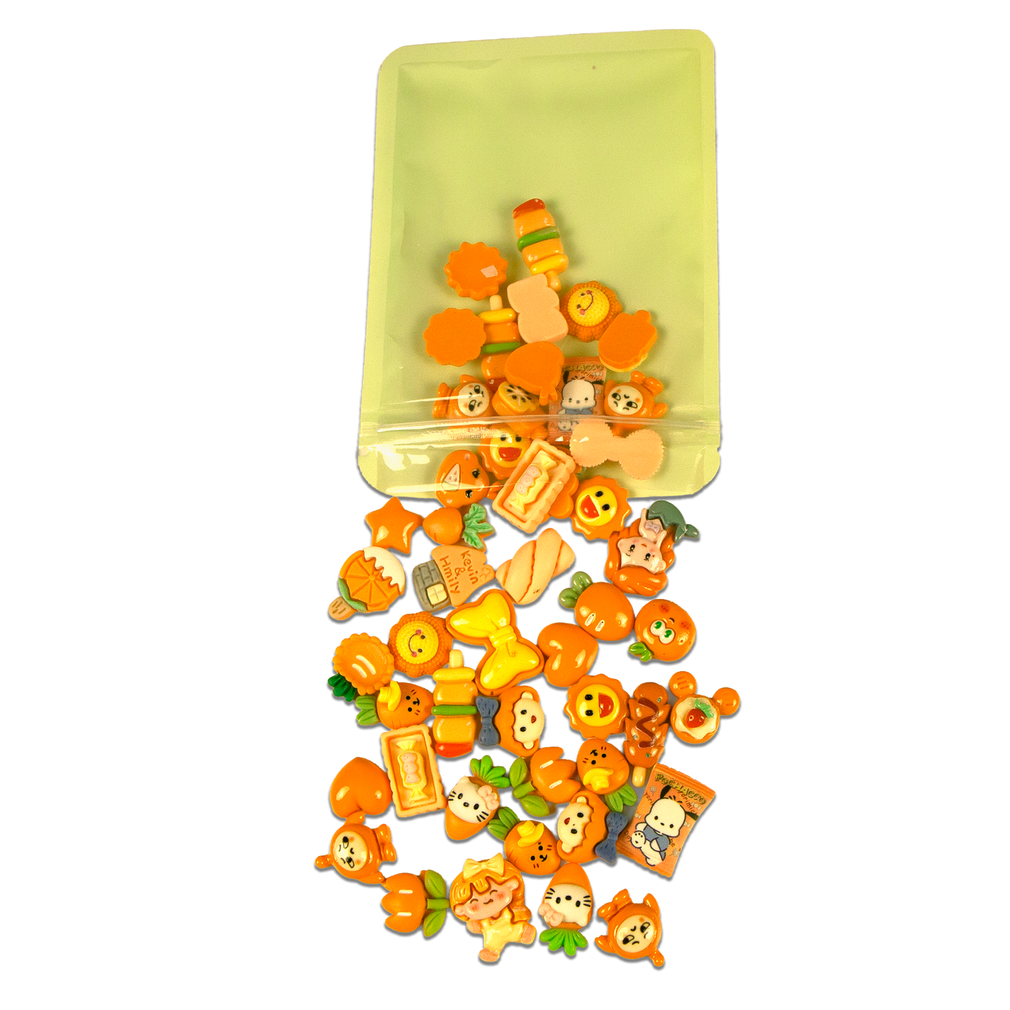 Decoden Charms by Whimsy DIY Studio - Orange