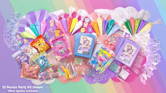 Whimsy DIY Studio Decoden Party Kit - 20 Person Kit - DIY Picture Frames - Whimsy DIY Studio