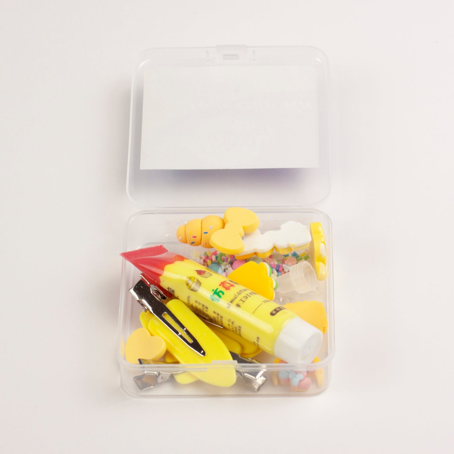 Whimsy Small Decoden Hair Clip Kit - Yellow