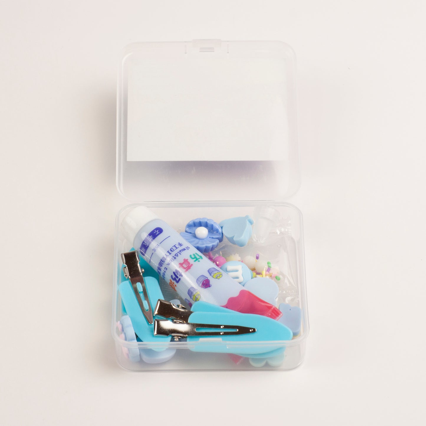Whimsy Small Decoden Hair Clip Kit - Blue
