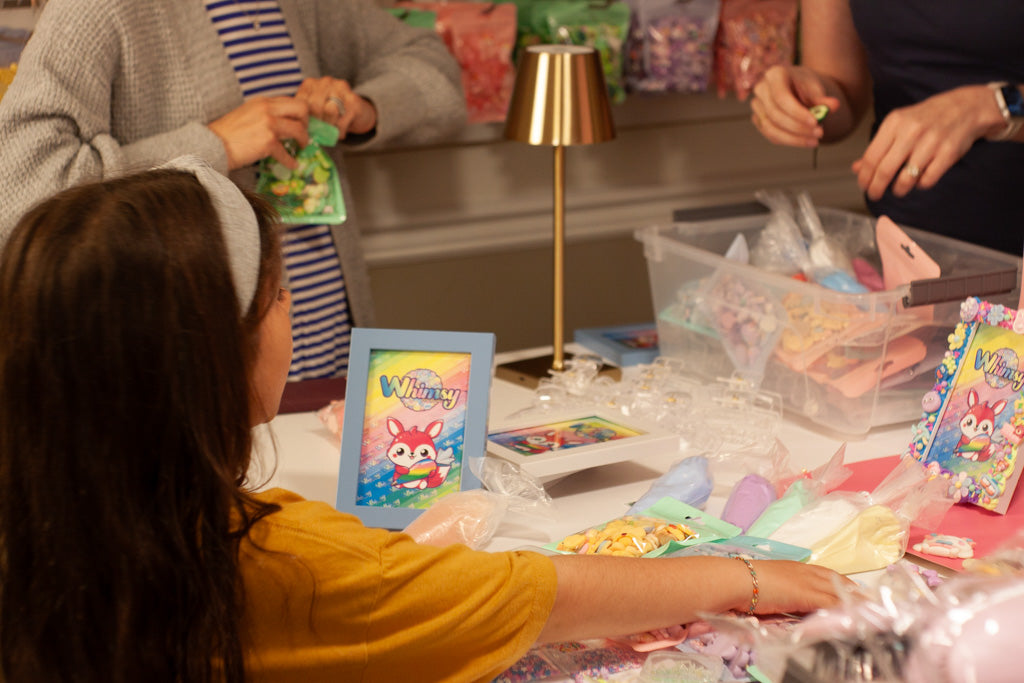 Whimsy DIY Studio Decoden Party Kit - 10 Person Kit - DIY Brushes & Mirrors Mix