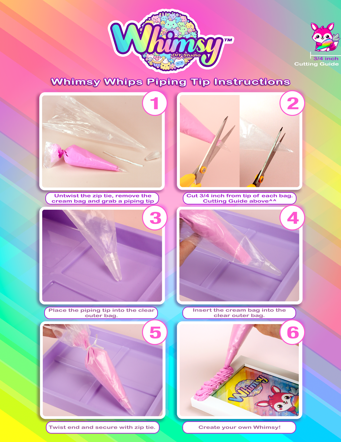 Pink Pony DIY Decoden Picture Frame Kit