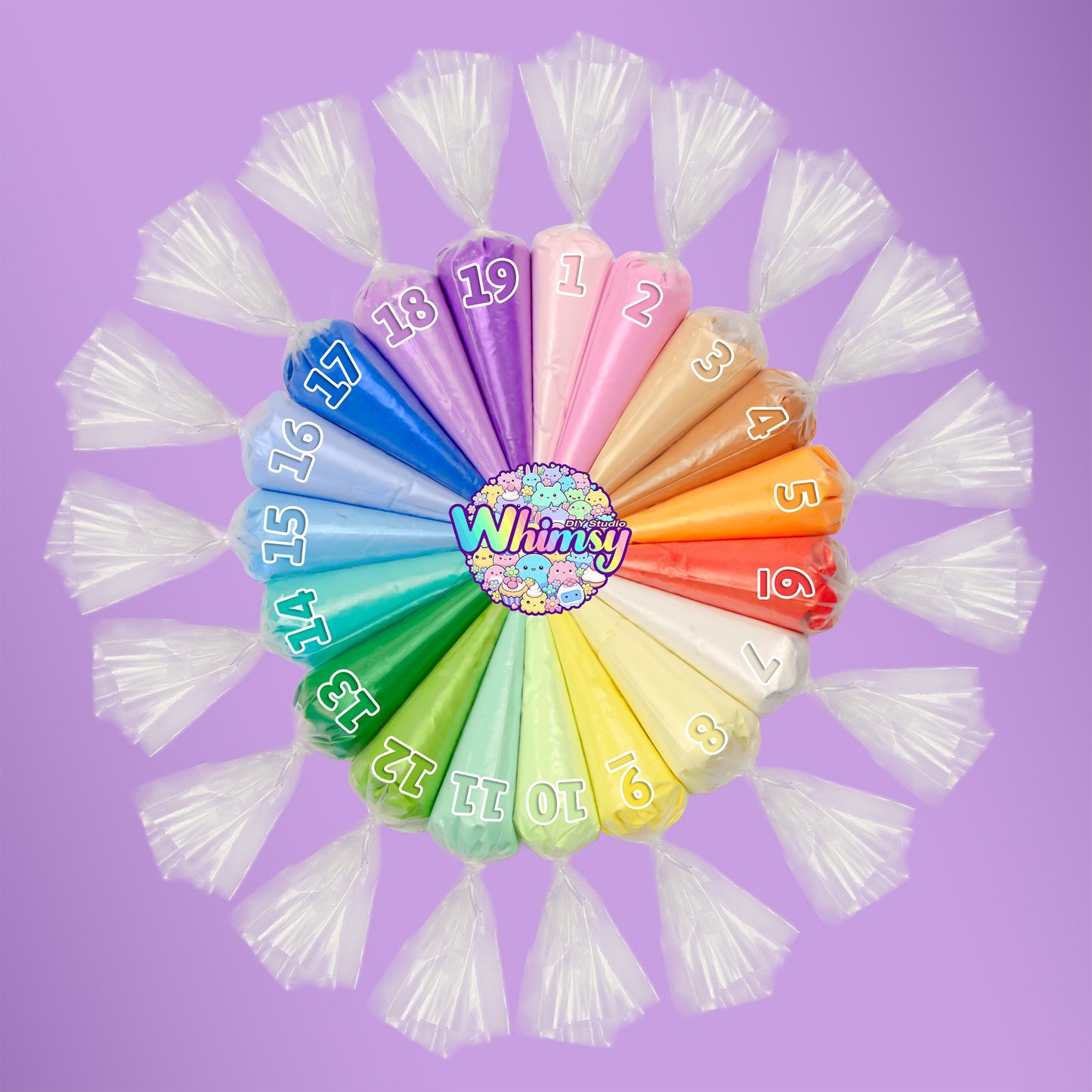 Whimsy DIY Decoden Party Kit - The Ultimate Party in a Box - 15 Person Kit - Brushes & Mirrors Mix