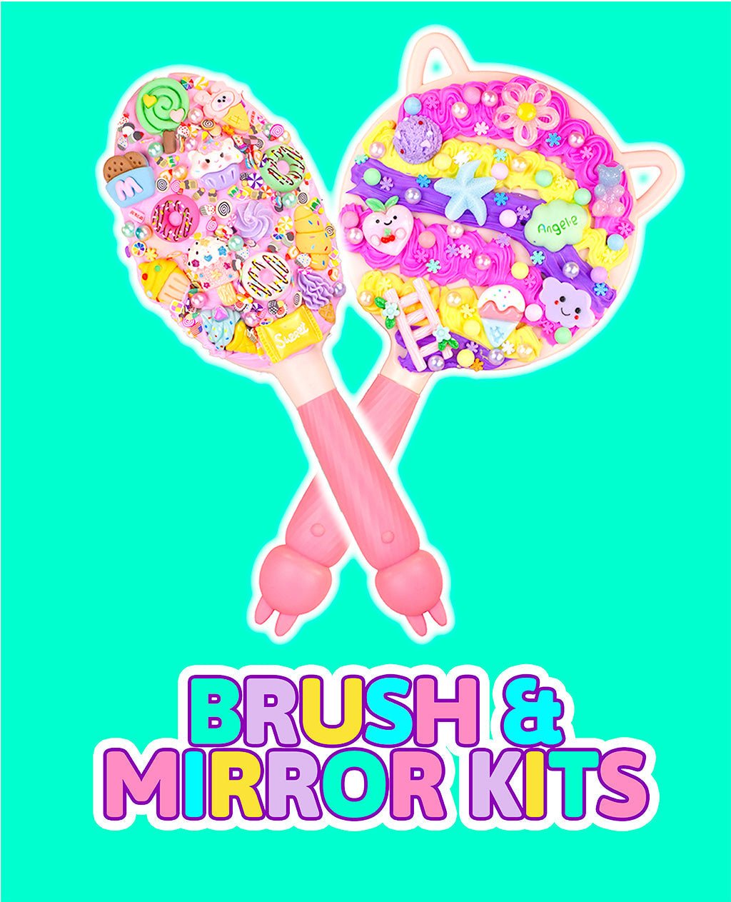 Hair Brush & Mirror Kits - Whimsy DIY Studio