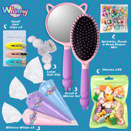 Brush & Mirror DIY Decoden Kit by Whimsy DIY Studio