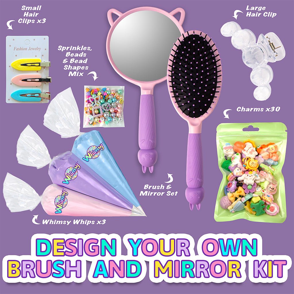 Brush & Mirror DIY Decoden Kit by Whimsy DIY Studio - Whimsy DIY Studio