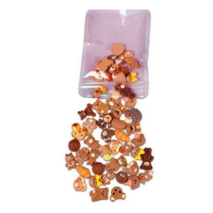 Decoden Charms by Whimsy DIY Studio - Brown