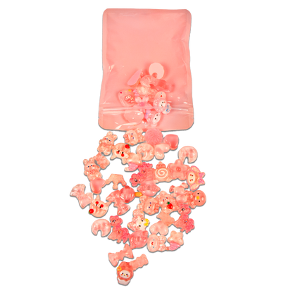 Decoden Charms by Whimsy DIY Studio - Transparent Pink