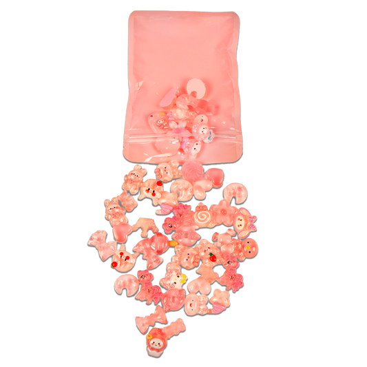 Decoden Charms by Whimsy DIY Studio - Transparent Pink