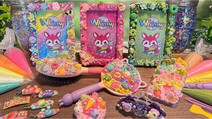 Whimsy DIY Studio Decoden Party Kit - 5 Person Kit - DIY Picture Frames - Whimsy DIY Studio