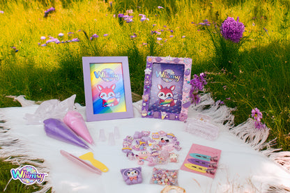 Whimsy DIY Decoden Party Kit - The Ultimate Party in a Box - 5 Person Kit - Picture Frames