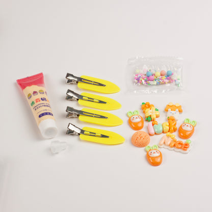 Whimsy Small Decoden Hair Clip Kit - Orange