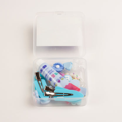 Whimsy Small Decoden Hair Clip Kit - Blue