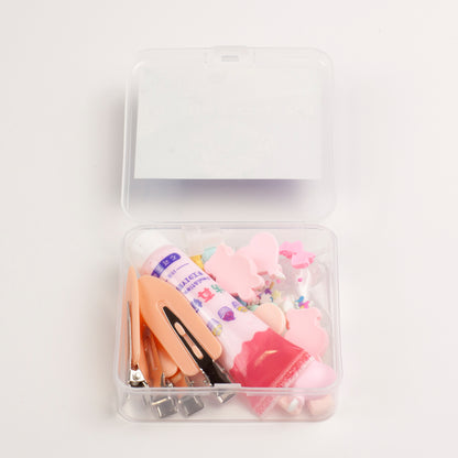 Whimsy Small Decoden Hair Clip Kit - Peachy Pink