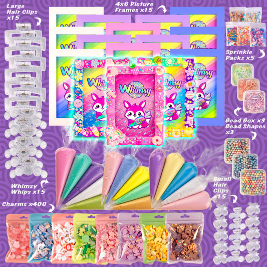 Whimsy DIY Decoden Party Kit - The Ultimate Party in a Box - 15 Person Kit - Picture Frames