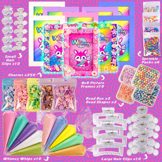Whimsy DIY Decoden Party Kit - The Ultimate Party in a Box - 10 Person Kit - Picture Frames