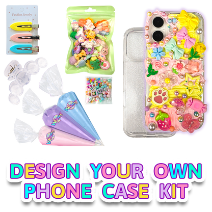 Design Your Own Kit - DIY Decoden Phone Case Kit - Whimsy DIY Studio