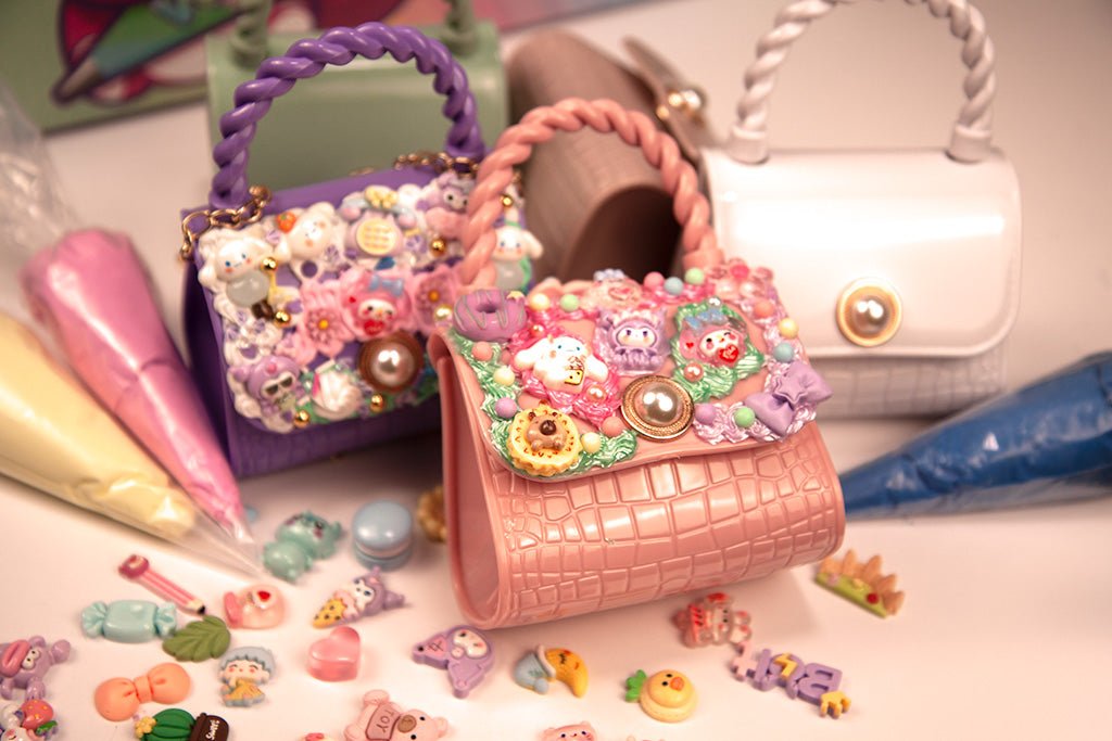 Whimsy DIY Studio Decoden Party Kit - 20 Person Kit - DIY Mini Purses - Limited Edition - Whimsy DIY Studio